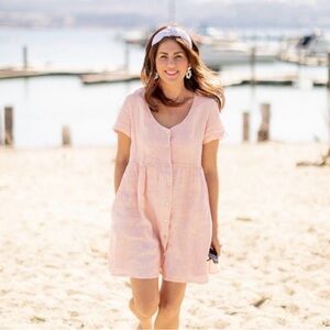 Jillian Harris x Priv The Hamptons Linen Dress Size Large